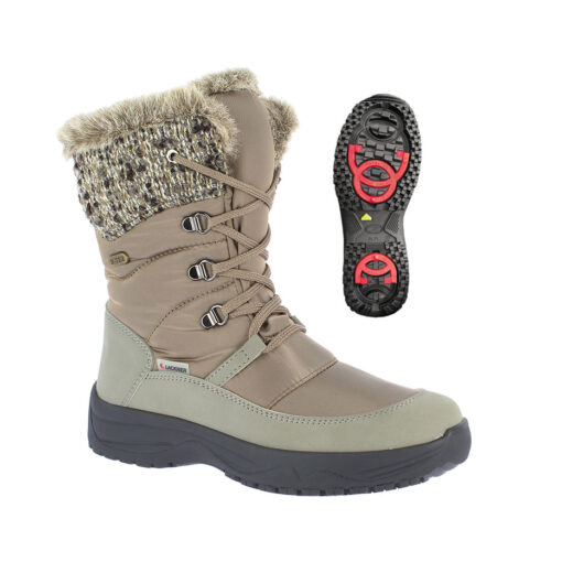 Winterstiefel Erika TX Spikes taupe